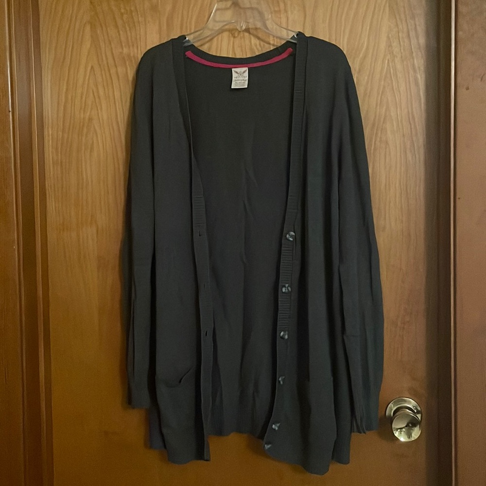 Faded Glory Gray Cardigan